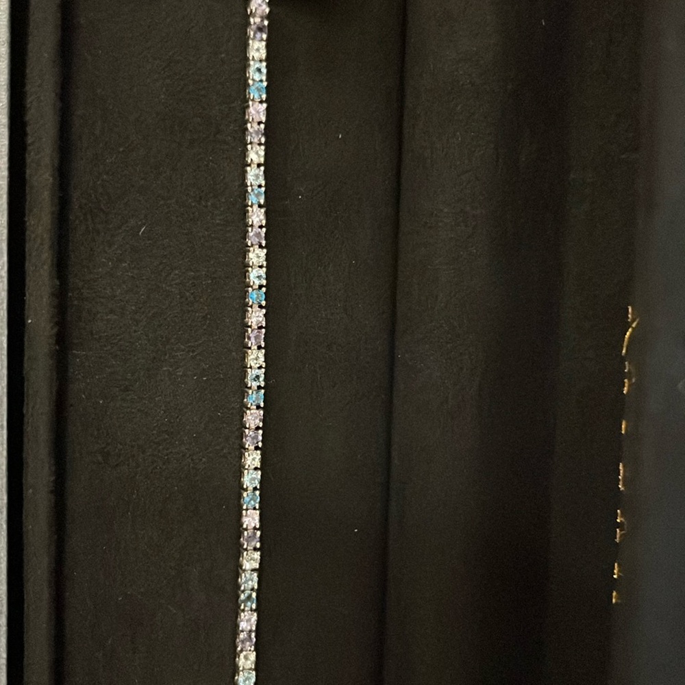 EFFY® Multi-Gemstone (1-1/4 ct. t.w.) & Diamond (1/10 ct. t.w.) Bolo Bracelet